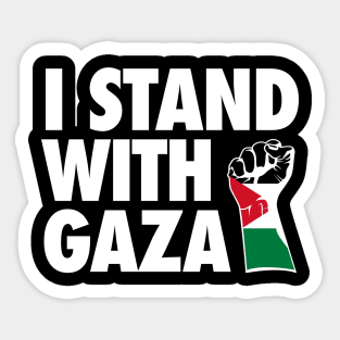 I stand with gaza - stand with palestine Sticker